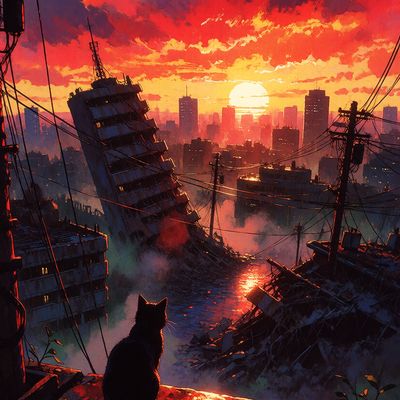 Cyberpunk Sunset
