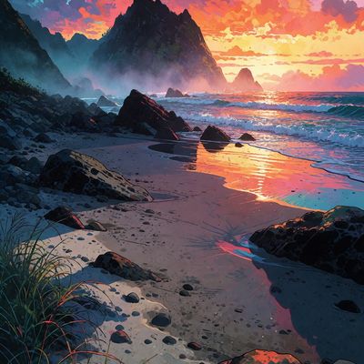 Sunset Beach Serenity