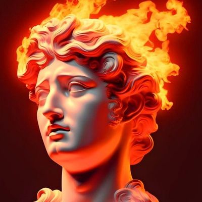 Flaming Head