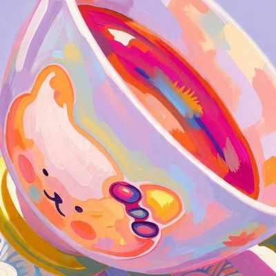 Colorful Bear Bowl