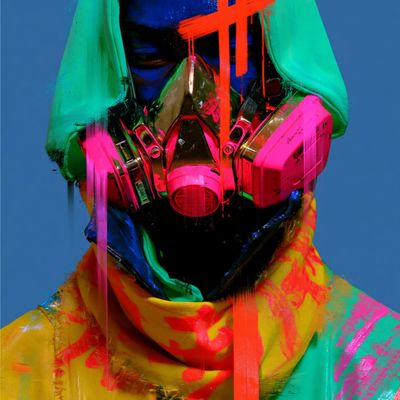 Neon Cyberpunk Portrait