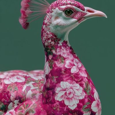 Floral Peacock
